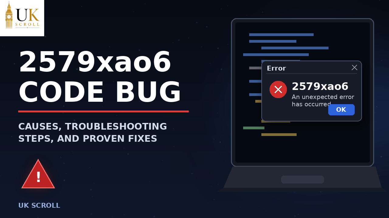 2579xao6 Code Bug: What It Is, Why It Happens, and How to Fix It